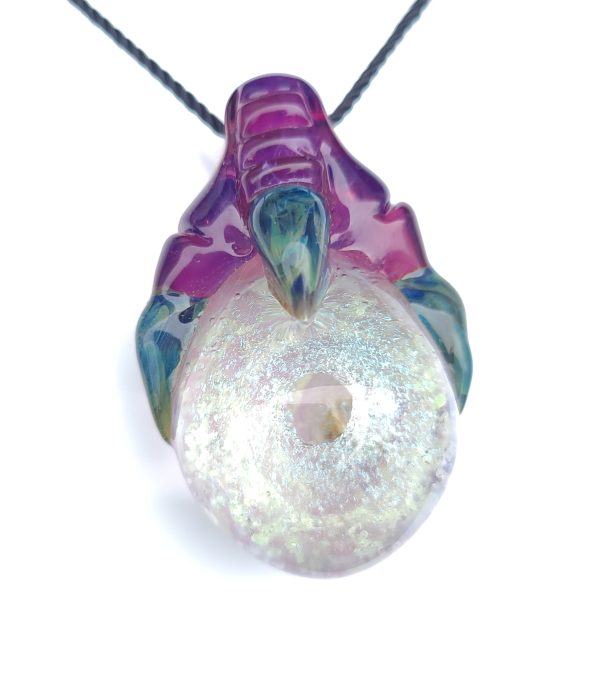 purps glow claw pendant