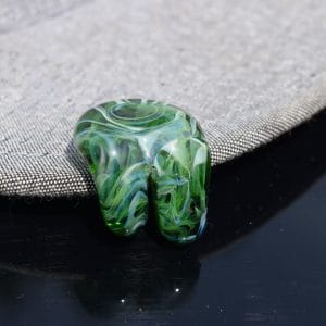 Mystery glass drippy hat pin