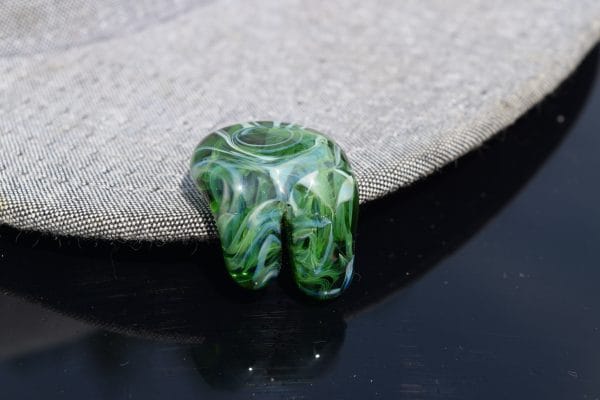 Mystery glass drippy hat pin