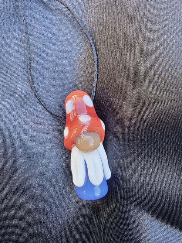 Mushroom Cap Gnome Pendant - Image 3