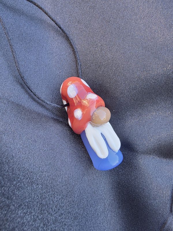 Mushroom Cap Gnome Pendant - Image 2